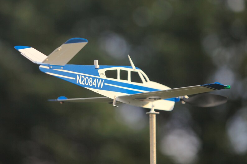 Beechcraft Bonanza V35 or V35B Airplane Weather Vane, Windmill, Whirligig. Etsy