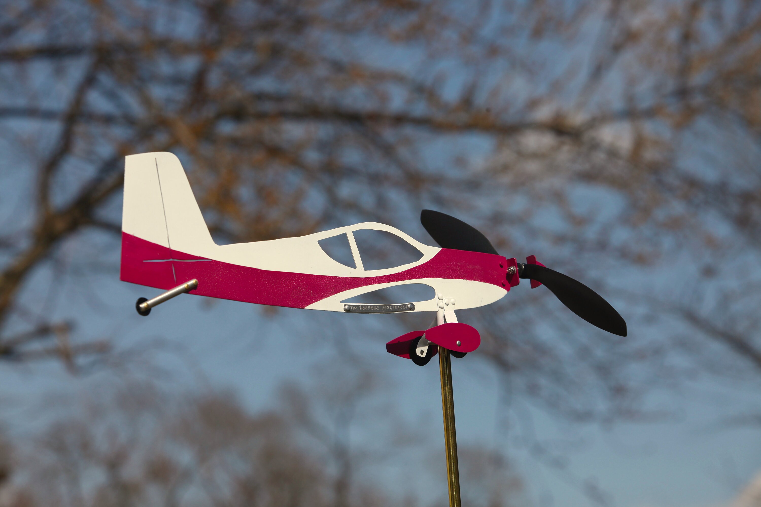 Vans RV6A and RV7 airplane weathervane windmill whirlygig. Etsy.de