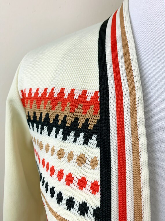 Vintage 1970's Women's Polyester Cardigan - image 2