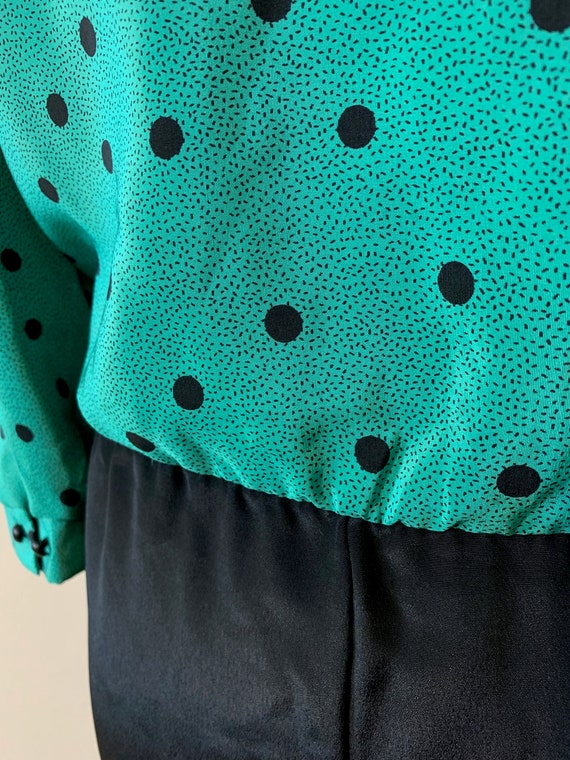 Vintage 1980's Polka Dot Dress - image 6