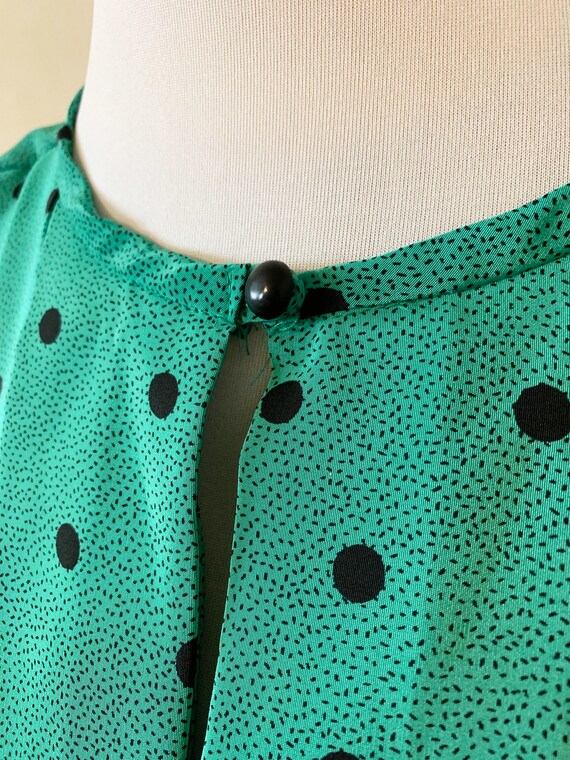 Vintage 1980's Polka Dot Dress - image 3