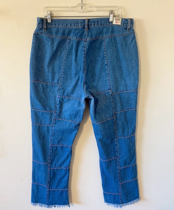 Vintage 1990's Patchwork Jeans - image 6