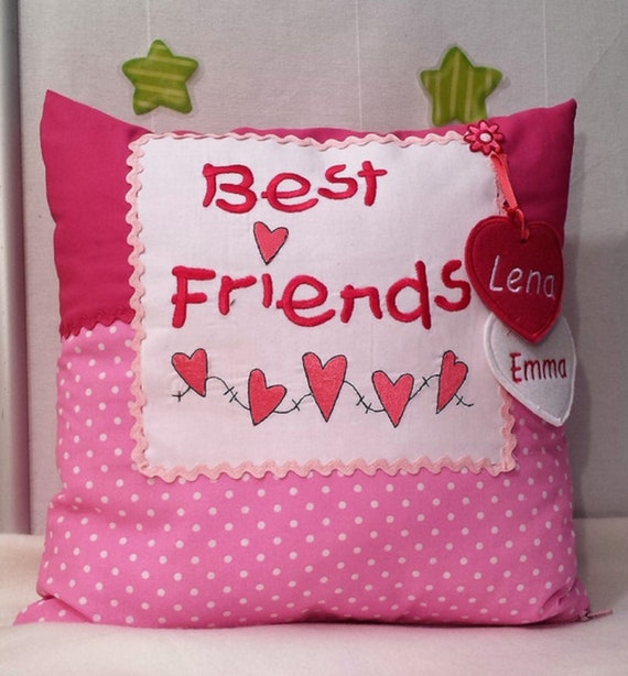 Best Friends Pillow for the best friend, friendship gift, Valentine's Day  gift