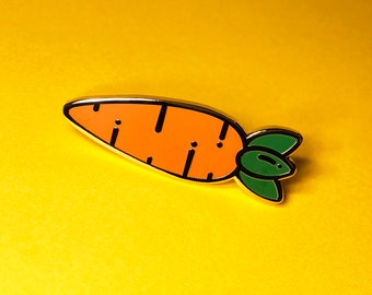 Carrot Enamel pin, a great pin for easter..