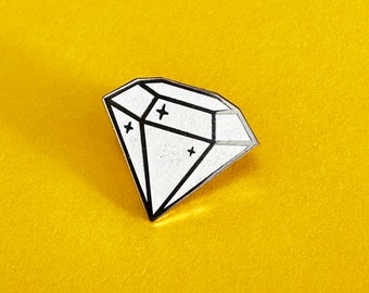 Diamond hard enamel pin badge, a great gift to show you love someone...