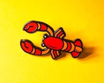 Larry the Lobster hard enamel pin badge, he's a Fun guy!!!!