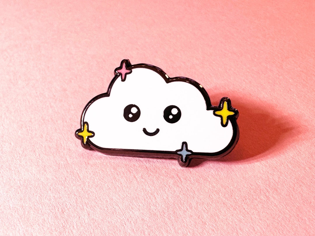 Our Little Fluffy Cloud Hard Enamel Pin Badge the Sun Always - Etsy