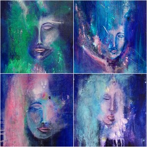 Spirit Woman-wenskaarten, pakket van 4 - De Vredestichters