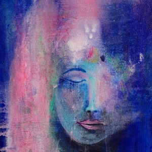 Spirit Woman wenskaart - de lichtdrager