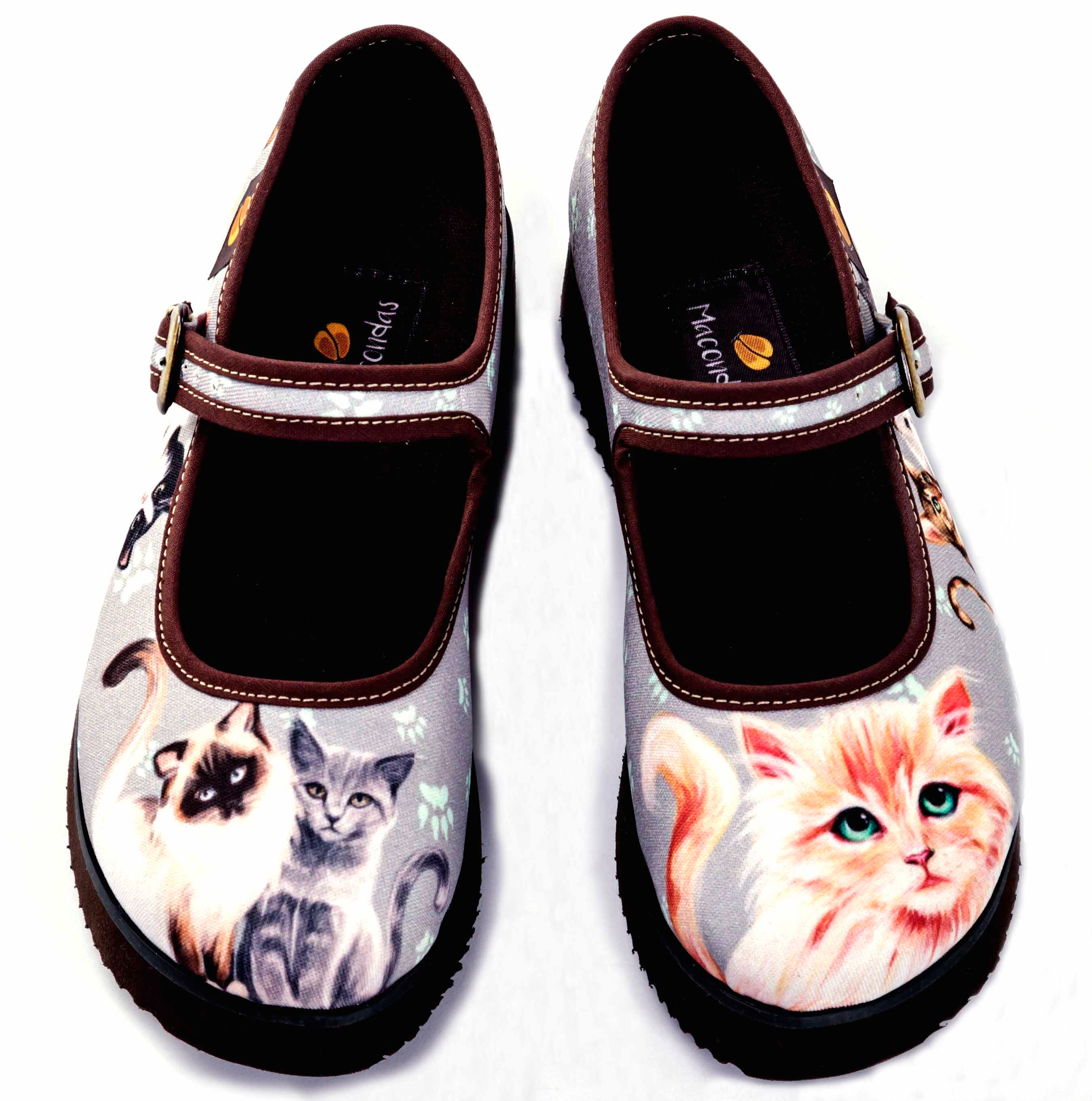 Whimsical Cat Lover Women's Casual Sneakers