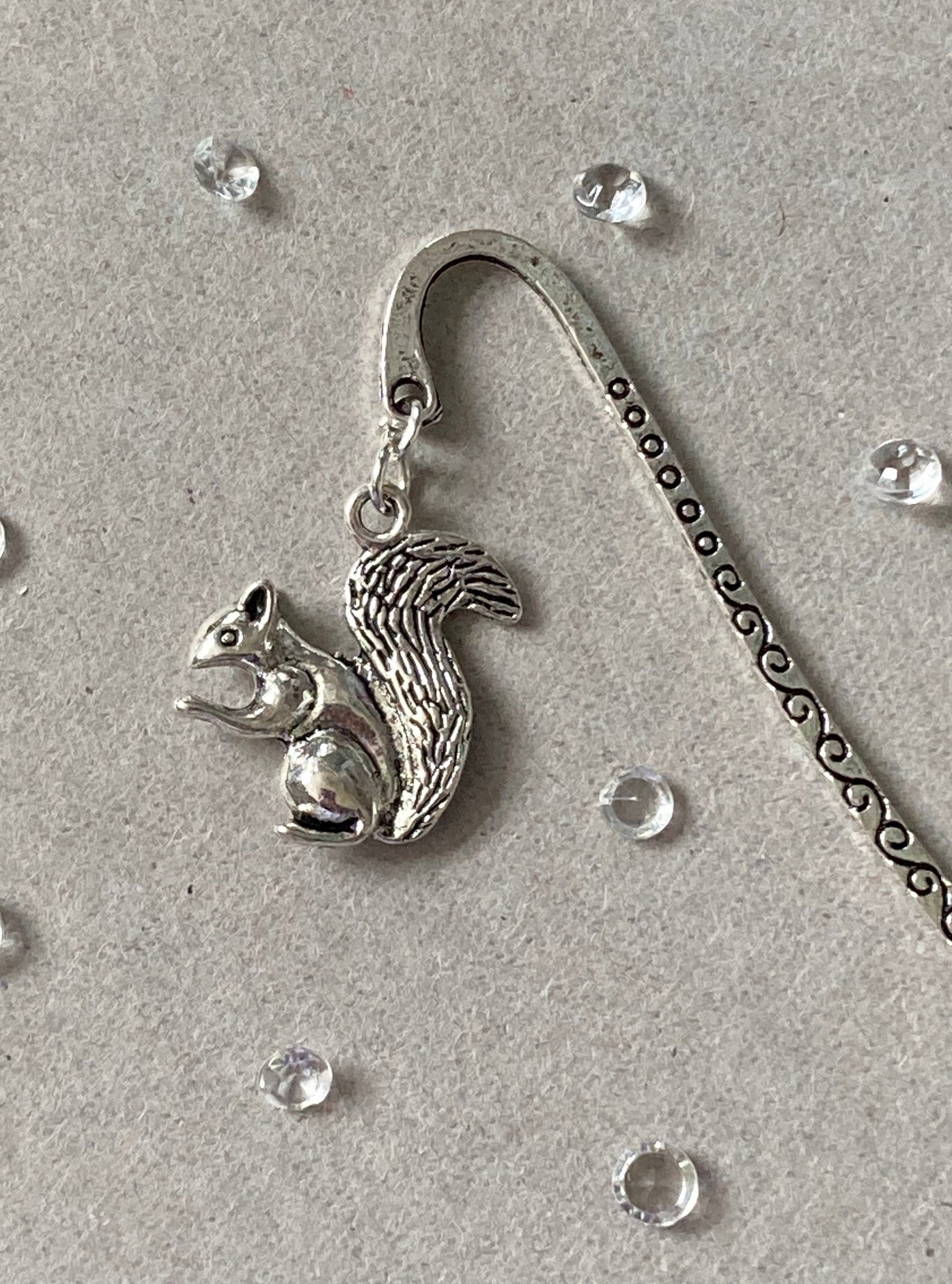 Squirrel Bookmark Gift Nature Lover Book Lover Gift Etsy