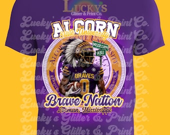 Brave SVG, Football Team SVG, Collage, Game Day, Basketball, Alcorn ...