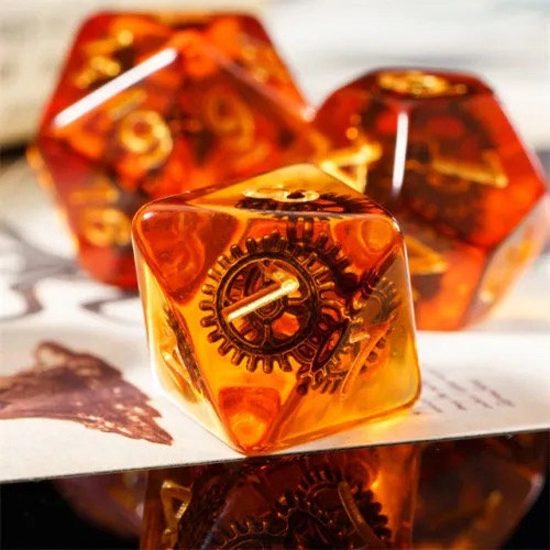 Clockwork Soul Polyhedral Dice Set for Dungeons & Dragons DND Etsy Canada
