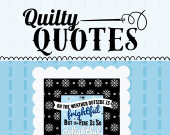 QUILT QUOTES, Quilt Retreat, Instant Digitale Download, Afdrukbare kunst, Quilty Cobb