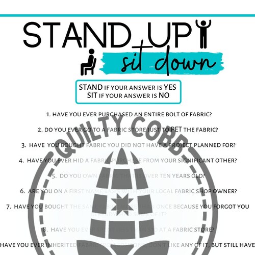 QUILT GAME Quilt Acronyms Instant Digital Download Etsy