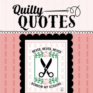 CITAZIONI QUILT, Download digitale, Arte stampabile, Quilty Cobb