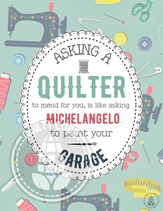 QUILT QUOTES Instant Digital Download Printable Art Quilty - Etsy
