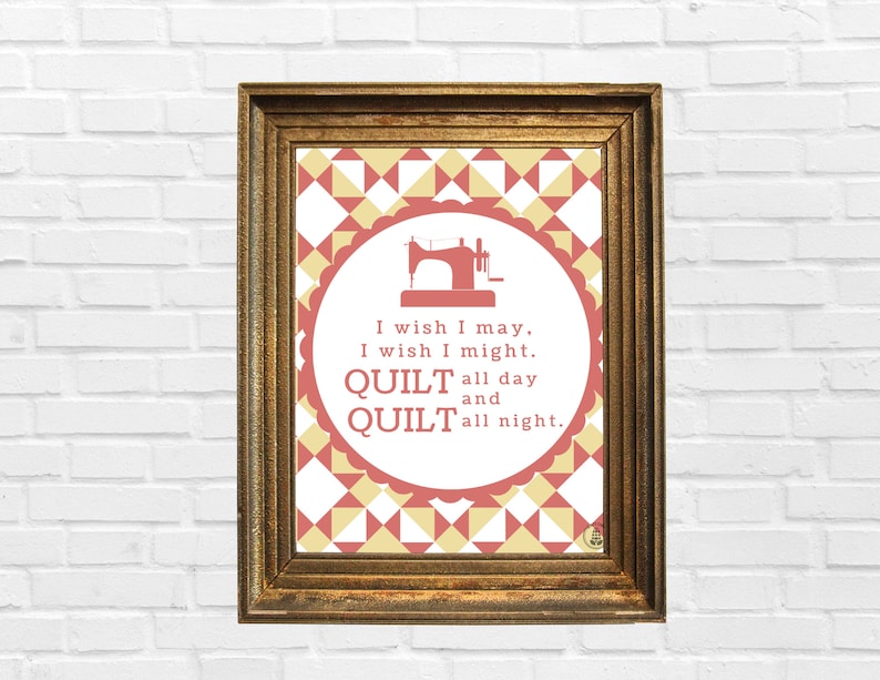 QUILT QUOTES Instant Digital Download Printable Art Quilty - Etsy