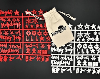 Letter Board Letters, 3/4 Inch, Christmas Sets