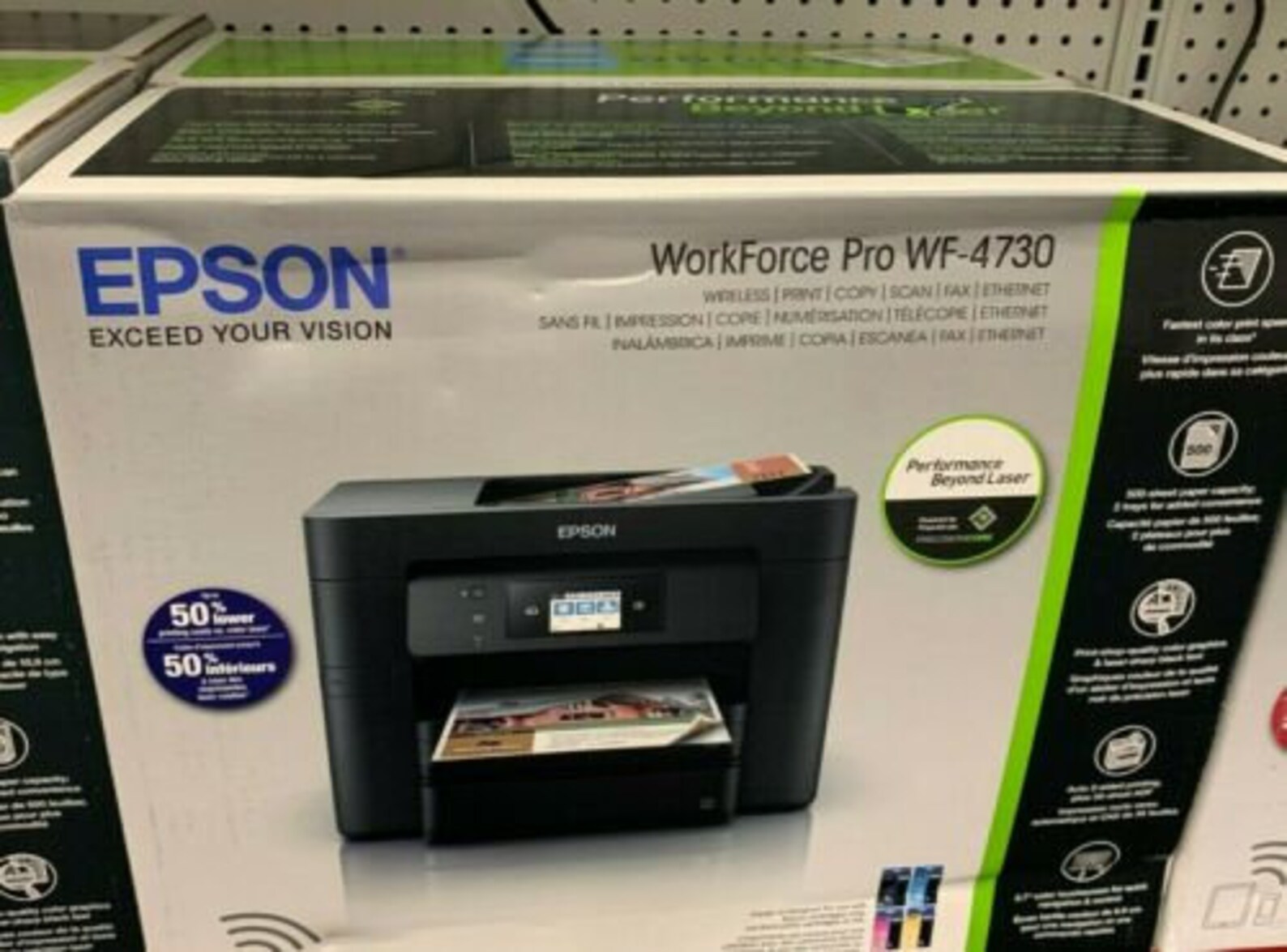 Epson WorkForce Pro WF4730 Inkjet Multifunction Color Printer Etsy
