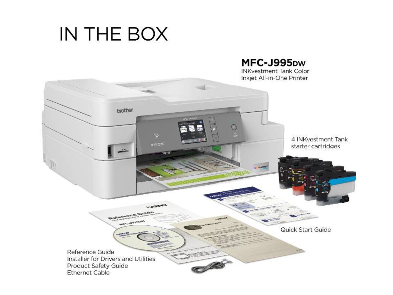 Brother MFCJ995DW Inkvestment Tank Color Inkjet Allinone Etsy