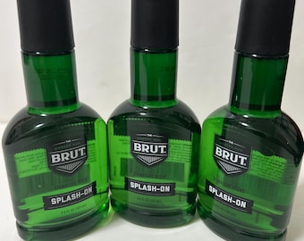 Brut Splash on original For men 3.5oz (103ml) Classic 3 Bottle Trusted Brand
