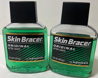Classic Skin Bracer After Shave by Mennen: 5oz (Two-Bottle Set) Made in USA