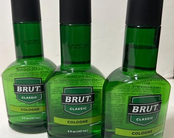 Brut Cologne original For men 5oz (174ml) Classic 3 Bottle Trusted Brand