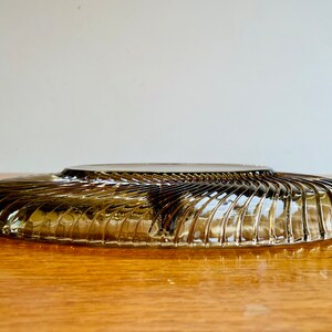 Mid Century Smoked Glass Serving Dish With Five Compartments image 8