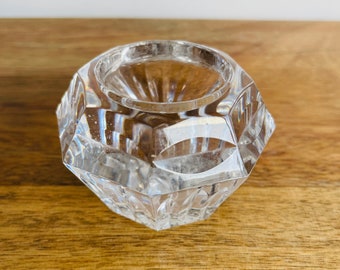 Royal Brierley, cristallo tagliato, portacandele, cristallo inglese, articoli per la casa vintage, cristallo solido
