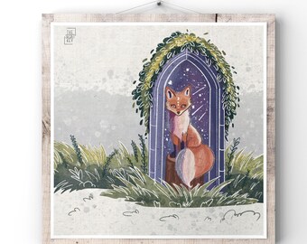 Kids Room Wall Art - Children Illustration - Nursery Fantasy Decor - Storybook Fantasy Print - Baby Shower gift - Housewarming Gift- Disney