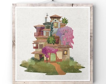 Kids Room Wall Art - Children Illustration - Nursery Fantasy Decor - Storybook Fantasy Print - Baby Shower gift - Housewarming Gift- Disney