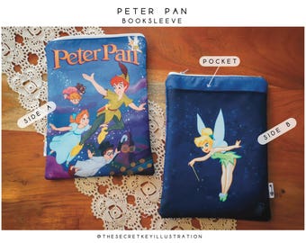BOOK SLEEVE 10 different designs - Ipad case with pocket - Disney booksleeve for booklovers