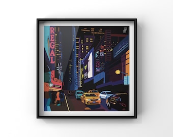 NEW YORK - City Prints - Travel Poster - Custom Wall Art - Any City, Any Country - Personalized Travel Gift - Cityscape Poster - Wanderlust