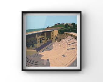 SAGUNTO City Prints - Travel Poster - Custom Wall Art - Any City, Any Country - Personalized Travel Gift - Cityscape Poster - Wanderlust