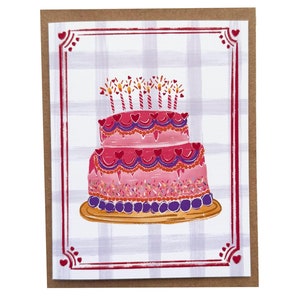 Tarjeta de pastel alegre, tarjeta del día del pastel, tarjetas de cumpleaños, tarjetas de celebración, tarjetas de amor, tarjeta de aniversario, tarjeta de cumpleaños