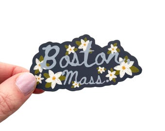 Boston Sticker, Boston Mayflower, Boston MA, New England Stickers