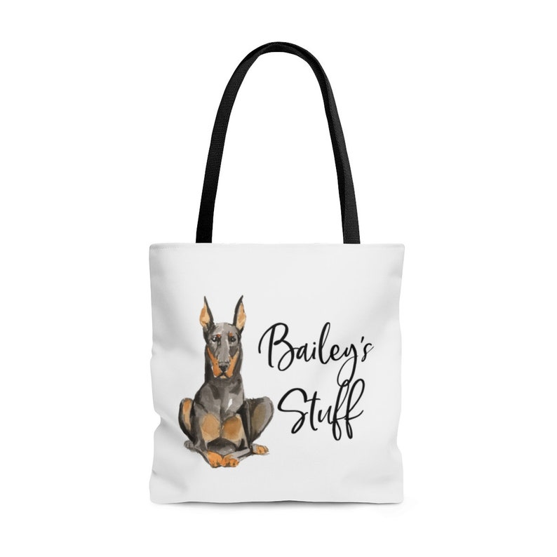 Doberman Doberman Christmas Doberman Gift Dog Christmas Gift Doberman Tote Dog Stuff Dog Tote Dog Tote Bag Custom Dog Tote