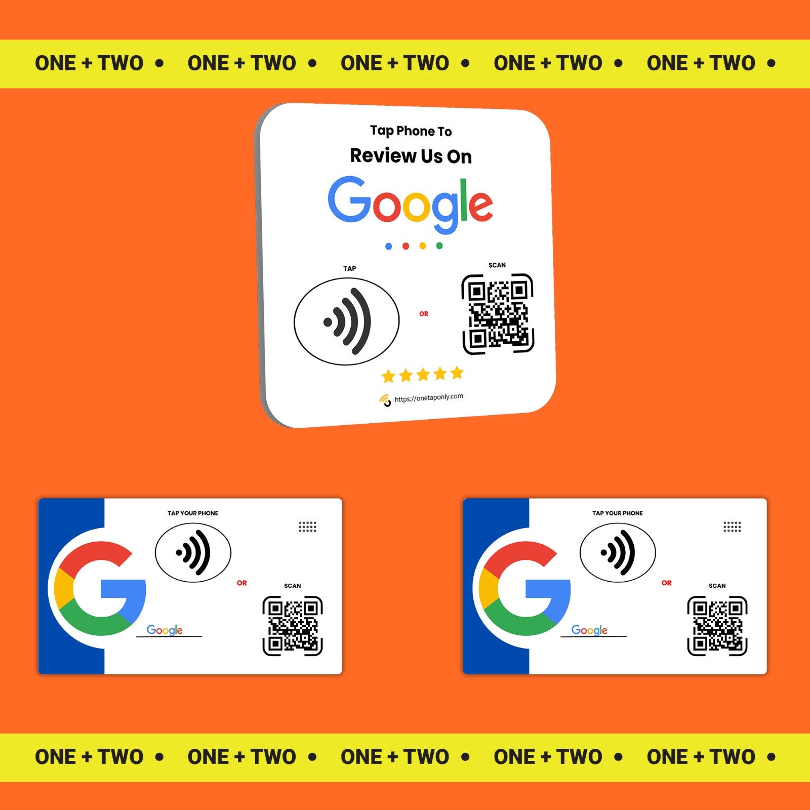 One Tap Google Reviews Plate Google Review Sign One Tap Google Review