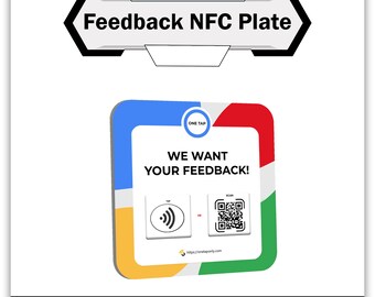 One Tap Feedback NFC Plate: Customer Feedback Solution
