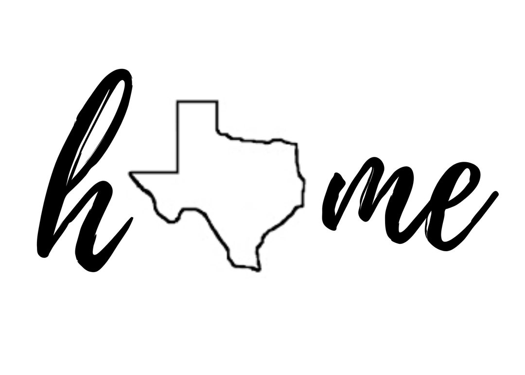 Home Texas Printable Texas Home Decor PDF Printable Etsy