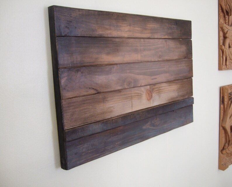 Wood Wall Art Rustic Reclaimed Panel Décor