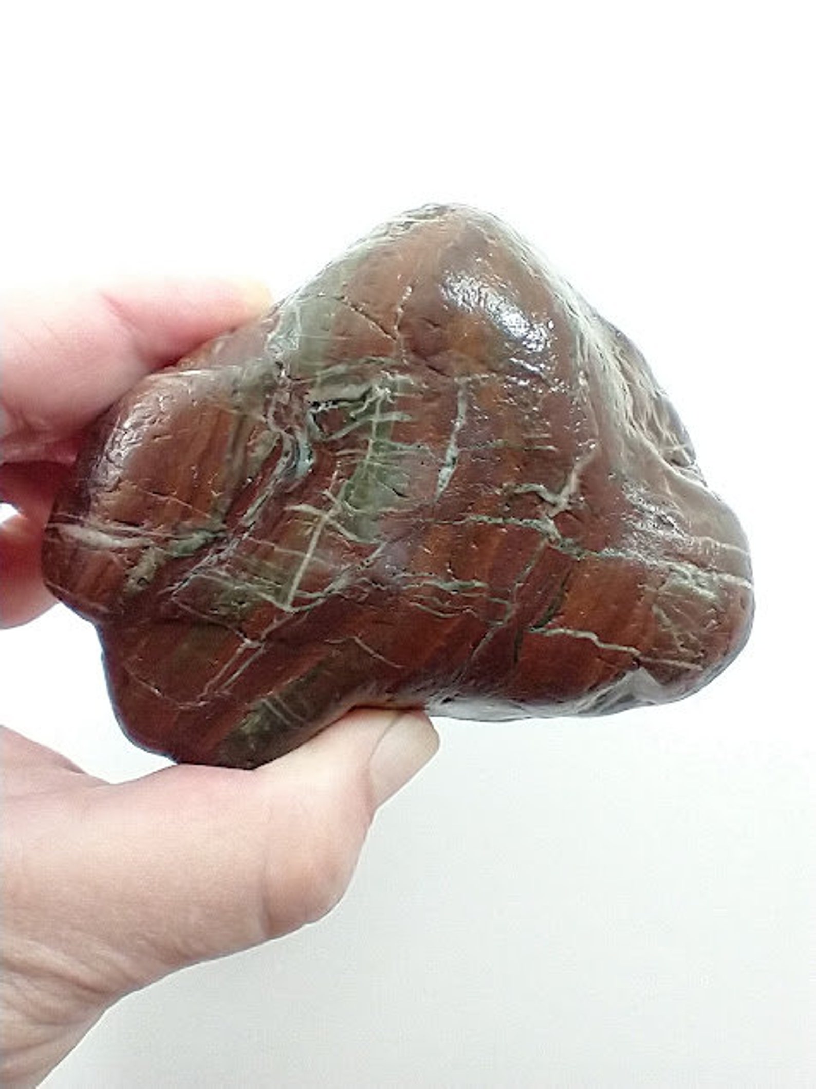 Jasper Stone Oregon Natural Jasper Unpolished Surf Tumbled - Etsy Italia