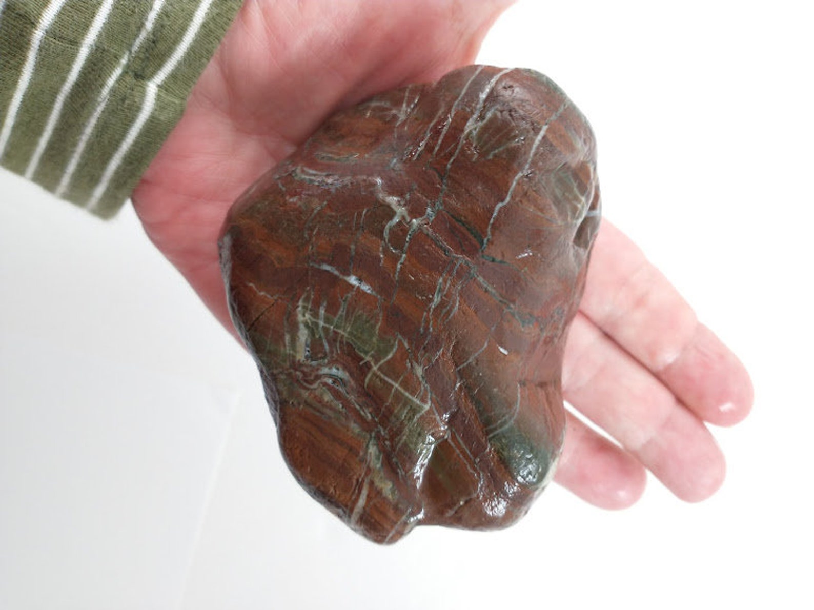 Jasper Stone Oregon Natural Jasper Unpolished Surf Tumbled Etsy Italia