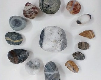 Oregon Coast Micro Wishing Stone Collection, Teeny Tiny Wishing Stones, Cute Small Wish Stones