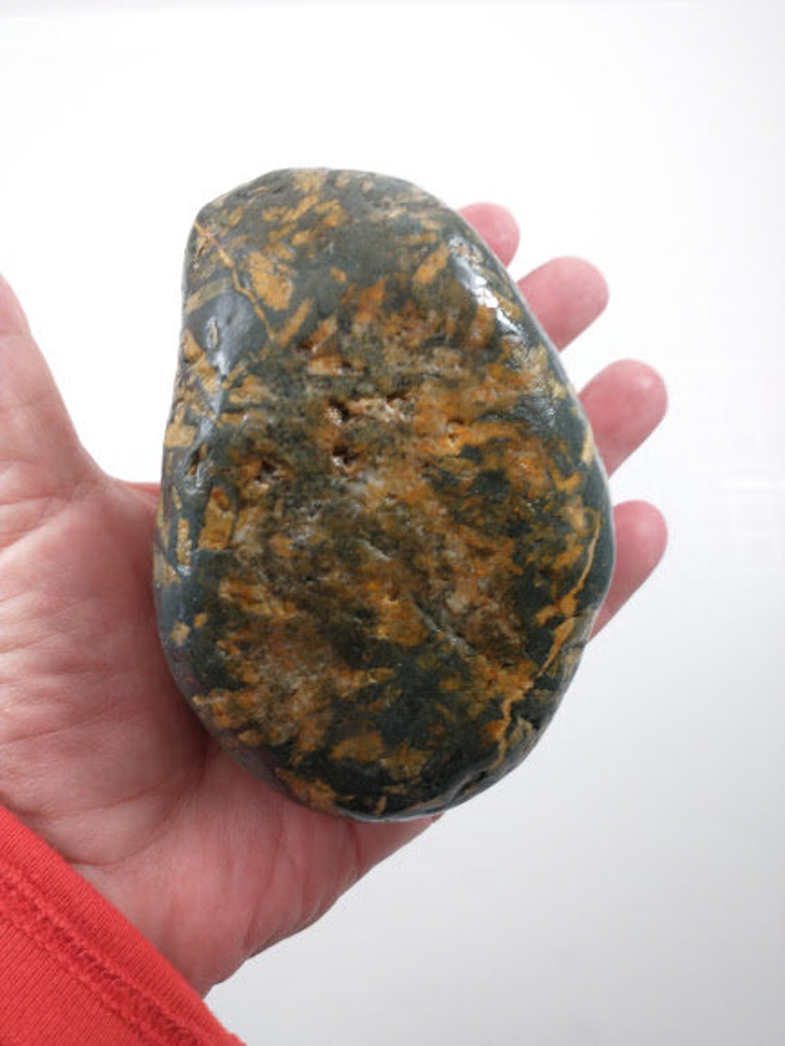 Large Jasper Oregon Natural Jasper Unpolished Surf Tumbled | Etsy