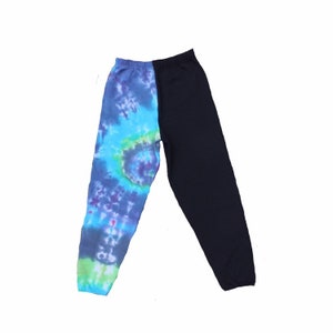 Medium Half and Half Sweatpants Tie Dye 