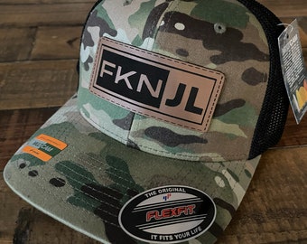 FKN JL - Journeyman Lineman Leather Patch Hat