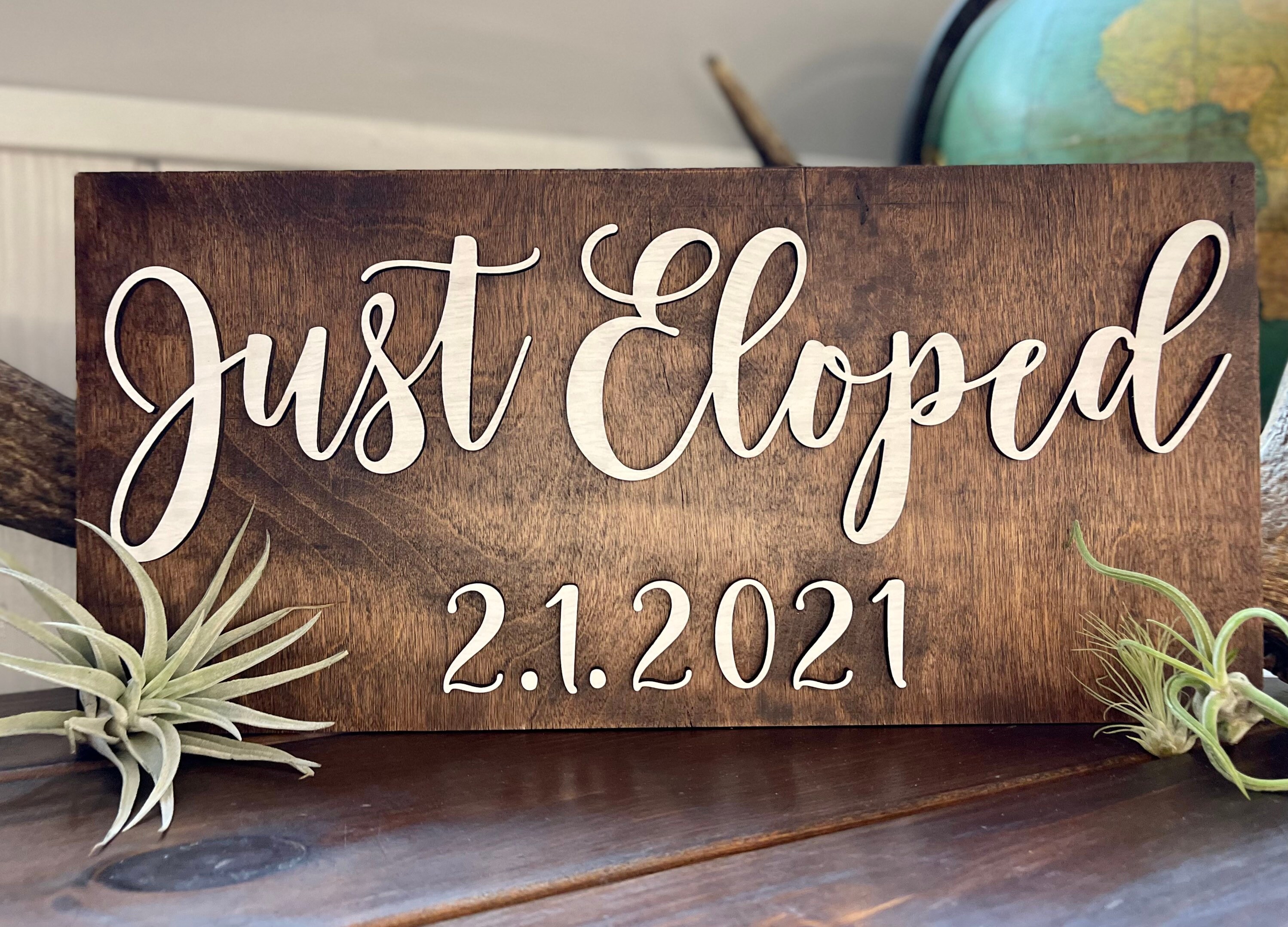 Just Eloped Sign