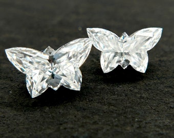 0.64 Carat Butterfly Cut Fancy Shape Diamond, Lab Grown Diamond Loose For Pendant, Butterfly Cut Eco Diamond Solitaire Pendant, CVD Diamond